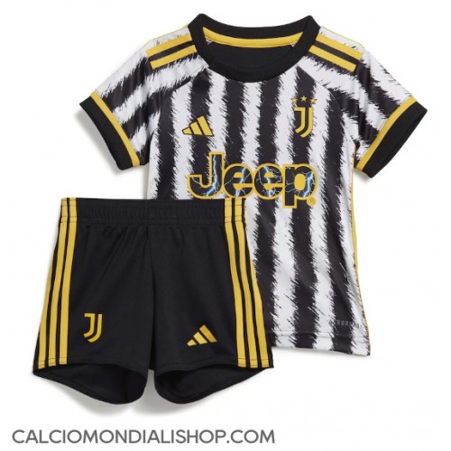 Maglie da calcio Juventus Prima Maglia Bambino 2023-24 Manica Corta (+ Pantaloni corti)